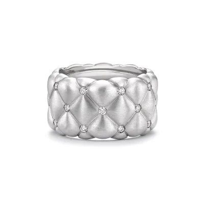 Fabergé Crown Quilted Ring with Diamonds 452RG 993 /3