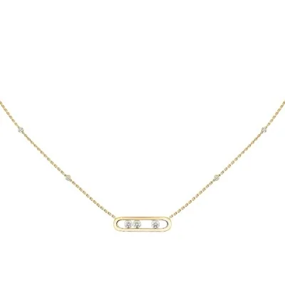 Messika Baby Move Yellow Gold Diamond Necklace 04323-YG