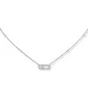 Messika Move Uno Pavé White Gold 0.20ct Diamond Necklace 04708-WG