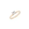 18ct Yellow Gold Brilliant Cut 0.25ct Diamond Solitaire Ring