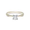 18ct Yellow Gold Brilliant Cut 0.40ct Diamond Solitaire Ring
