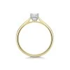 18ct Yellow Gold Princess Cut 0.40ct Diamond Solitaire