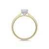 18ct Yellow Gold Princess Cut 0.60ct Diamond Solitaire Ring