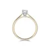 18ct Yellow Gold Emerald Cut 0.50ct Diamond Solitaire Ring