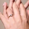 18ct Yellow Gold Oval Cut 0.50ct Diamond Solitaire Ring