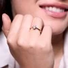 18ct Yellow Gold Oval Cut 0.50ct Diamond Solitaire Ring