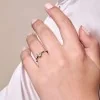 18ct Yellow Gold Oval Cut 0.50ct Diamond Solitaire Ring