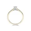 18ct Yellow Gold Oval Cut 0.50ct Diamond Solitaire Ring