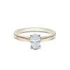 18ct Yellow Gold Oval Cut 0.75ct Diamond Solitaire Ring