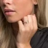 Platinum Pear Cut 0.75ct Diamond Solitaire Ring