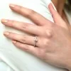 Platinum Emerald Cut 0.90ct Diamond Solitaire Ring