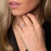 Platinum Oval Cut 0.75ct Diamond Halo Ring