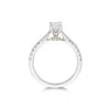 Platinum Oval Cut 0.75ct Diamond Solitaire Ring