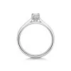 Platinum Radiant Cut 0.33ct Diamond Solitaire Ring