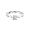 Platinum Radiant Cut 0.33ct Diamond Solitaire Ring
