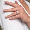 18ct White Gold 3.50ct Diamond Solitaire Ring