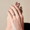 9ct White Gold Oval Cut 0.50ct Diamond Halo Solitaire Ring