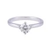Platinum Brilliant Cut 0.50ct Diamond Solitaire Ring