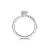 Platinum Brilliant Cut 0.33ct Diamond Twist Solitaire Ring