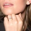 Platinum Brilliant Cut 0.75ct Diamond Twist Solitaire Ring