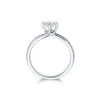 Platinum Brilliant Cut 0.75ct Diamond Twist Solitaire Ring