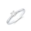 Platinum Brilliant Cut 0.33ct Diamond Solitaire Ring
