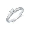 Platinum Brilliant Cut 0.50ct Diamond Solitaire Ring