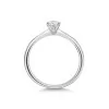 Platinum 6 Claw Tulip Set 0.33ct Round Brilliant Diamond Solitaire Ring