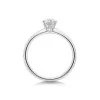 Platinum 6 Claw Tulip Set 0.50ct Round Brilliant Diamond Solitaire Ring