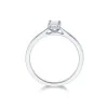 Platinum Emerald Cut 0.33ct Diamond Solitaire Ring