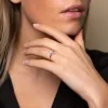 Platinum Marquise Cut 0.50ct Diamond Solitaire Ring