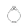 Platinum Oval Cut 0.85ct Diamond Solitaire Ring