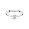 Platinum 0.33ct Oval Cut Diamond Solitaire Ring