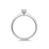 Platinum Pear Cut 0.40ct Solitaire Diamond Ring