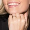 9ct Yellow Gold Brilliant Cut 0.20ct Diamond Solitaire Ring