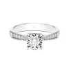 9ct White Gold Brilliant Cut 0.35ct Diamond Solitaire Ring