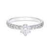 9ct White Gold 0.75tcw Diamond Solitaire Ring