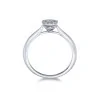 9ct White Gold Round Brilliant 0.16ct Diamond Ring