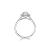 Platinum Brilliant Cut 1.25ct Diamond Halo Ring