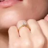 18ct Yellow Gold Brilliant Cut 0.45ct Diamond Solitaire Ring