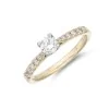 18ct Yellow Gold Brilliant Cut 0.45ct Diamond Solitaire Ring