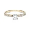18ct Yellow Gold Brilliant Cut 0.45ct Diamond Solitaire Ring