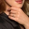 18ct Yellow Gold Princess Cut 0.80ct Diamond Halo Solitaire Ring