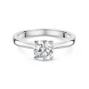 Platinum Round Brilliant Cut 1.20ct Diamond Solitaire Ring