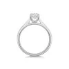 Platinum Round Brilliant U-Shape 0.75ct Diamond Solitaire Ring