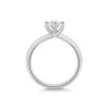 Platinum Twist Round Brilliant 0.60ct Diamond Solitaire Ring