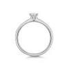 Platinum 6 Claw Tulip Set 0.25ct Round Brilliant Diamond Solitaire Ring