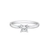 Platinum Princess Cut 0.40ct Diamond Solitaire Ring