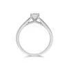 Platinum Princess Cut 0.40ct Diamond Solitaire Ring