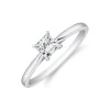 Platinum Princess Cut 0.40ct Diamond Solitaire Ring